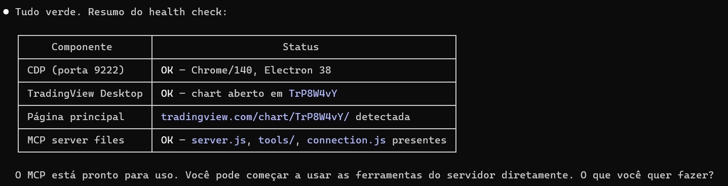 Resultado do tv_health_check confirmando conexão