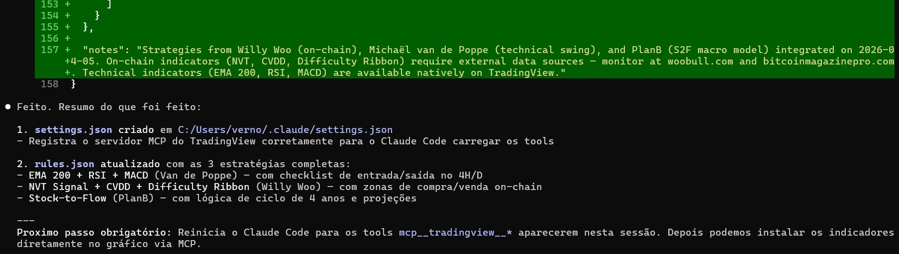 rules.json atualizado com a estratégia