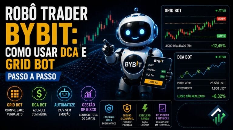 Robô Trader Bybit: Como usar DCA e Grid Bot passo a passo