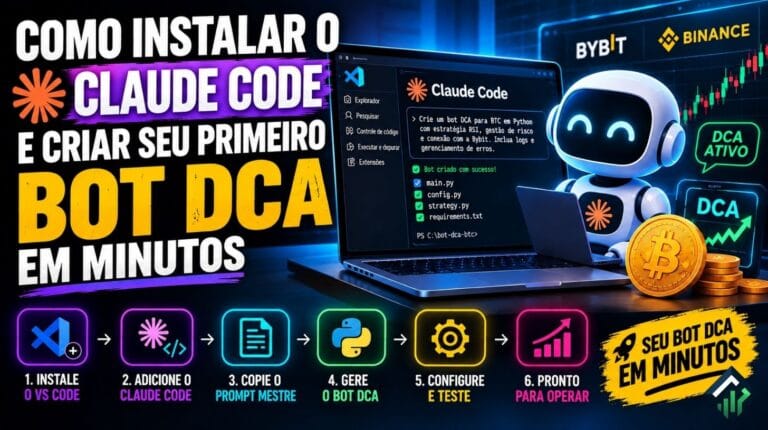 Como Instalar o Claude Code e Criar seu Primeiro Bot DCA em Minutos