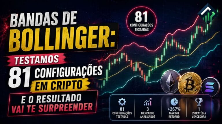 Bandas de Bollinger: testamos 81 configurações em cripto e o resultado vai te surpreender