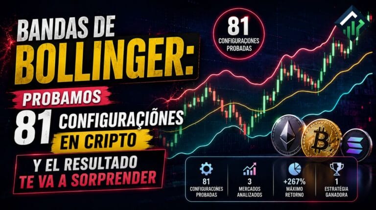 Bandas de Bollinger: probamos 81 configuraciones en cripto y el resultado te va a sorprender