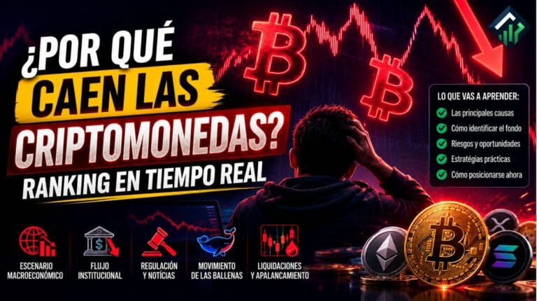 ¿Por qué caen las criptomonedas? Ranking en tiempo real