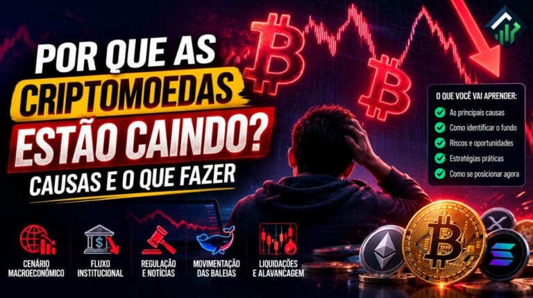 Por que as Criptomoedas Estão Caindo? Causas e o que Fazer