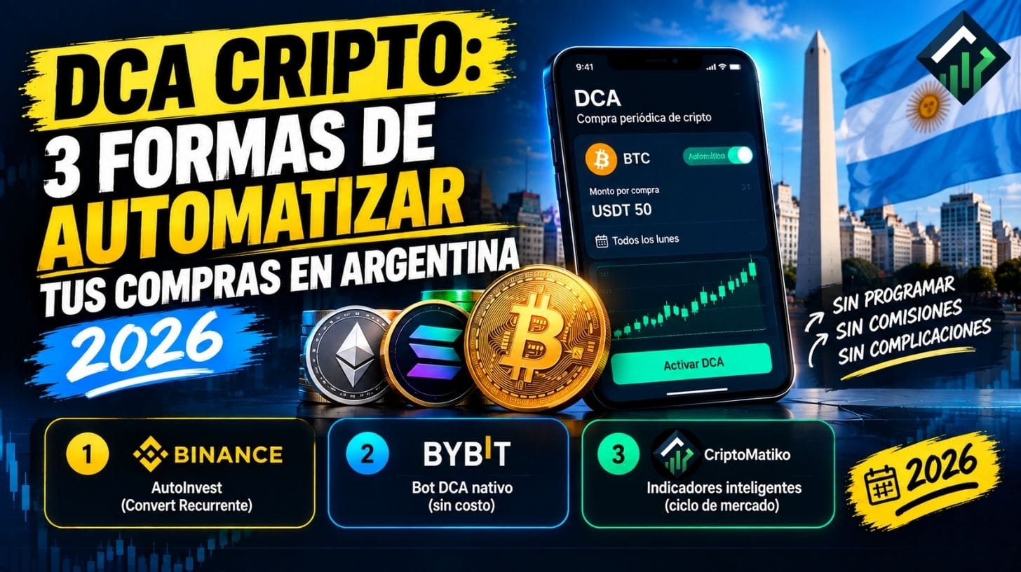 DCA cripto: 3 formas de automatizar tus compras en Argentina
