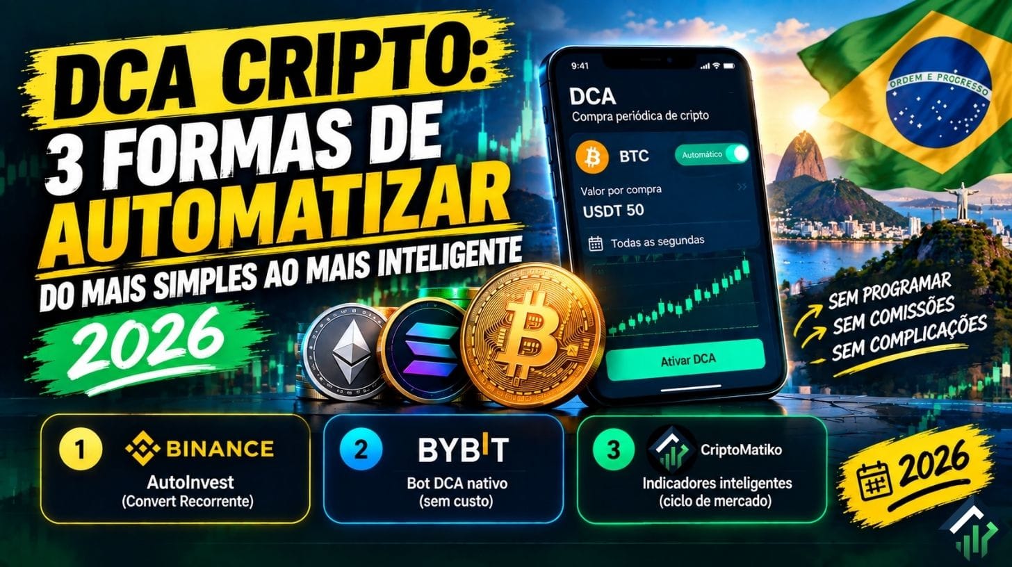 DCA Cripto: 3 formas de automatizar suas compras no Brasil
