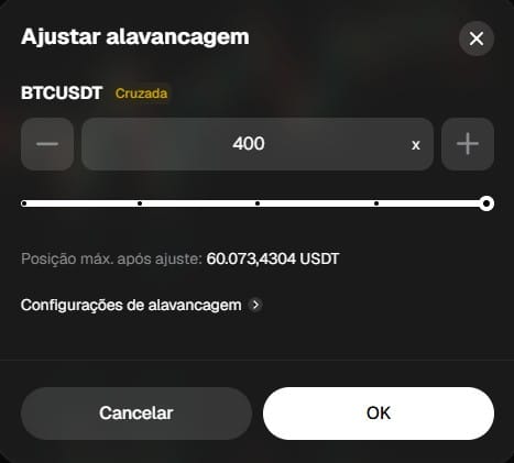 Alavancagem de até 400x na WEEX exchange