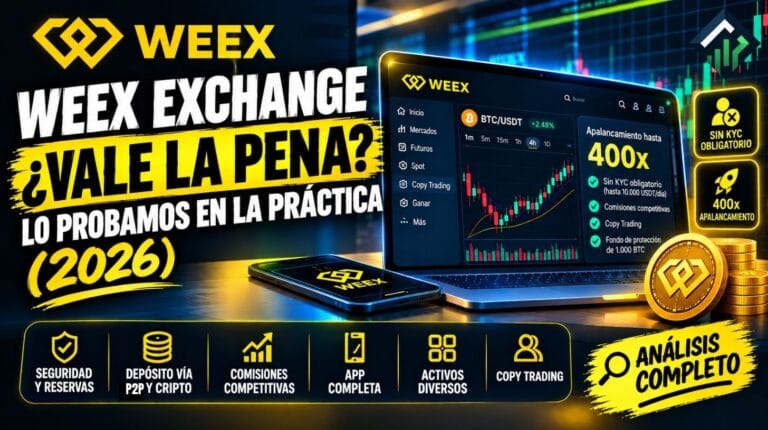 WEEX exchange - reseña real hecha por CriptoMatiko desde Argentina